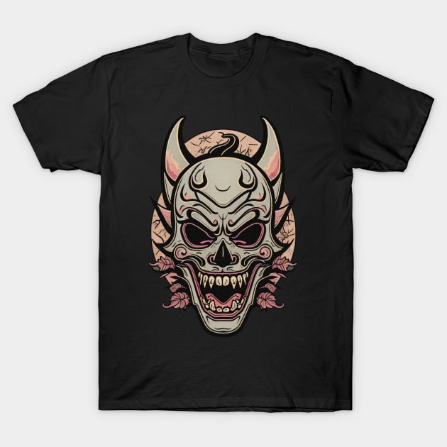 Evil Clown Mask T-Shirt by DeathAnarchy